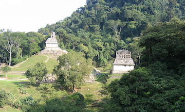 Palenque Templo del Sol y Templo de la Cruz